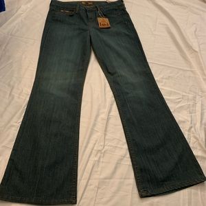L.E. I jeans stretch flare NWT 13r
